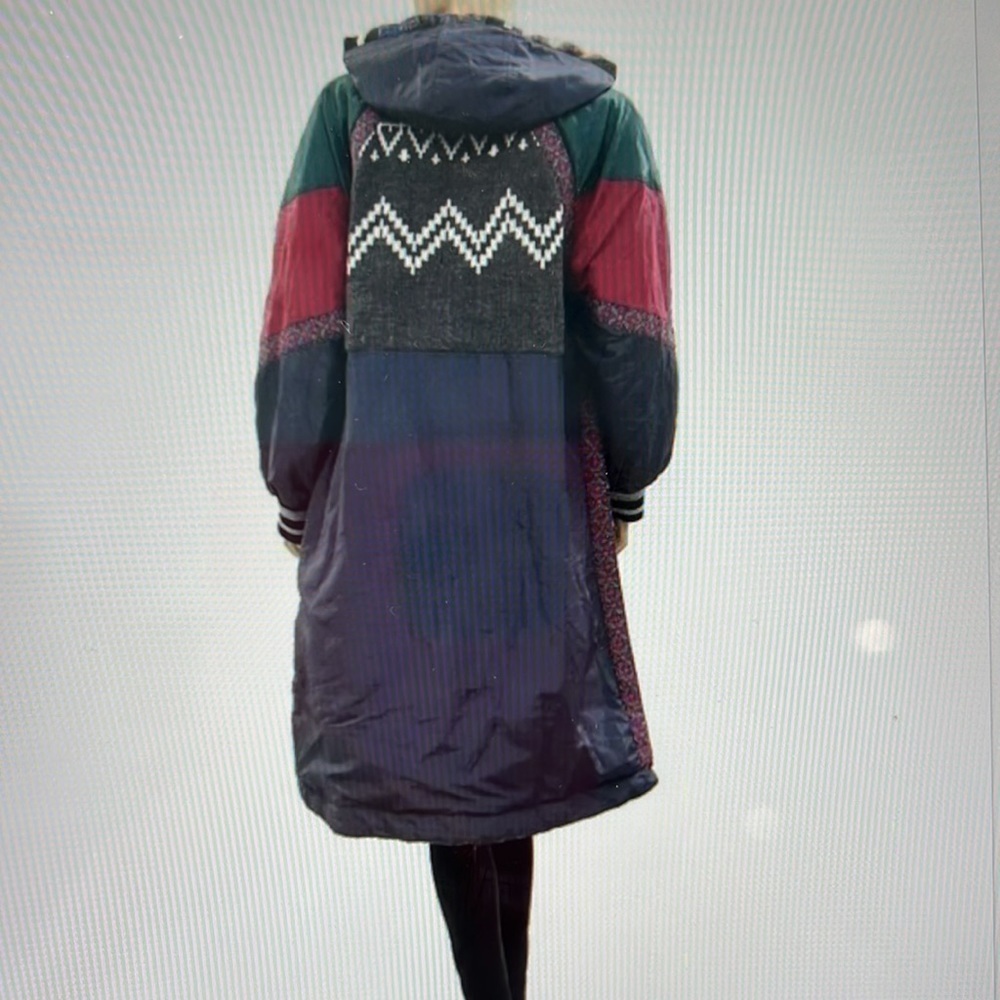 Free People Multicolor Patchwork Coat NWT - Picture 14 of 16